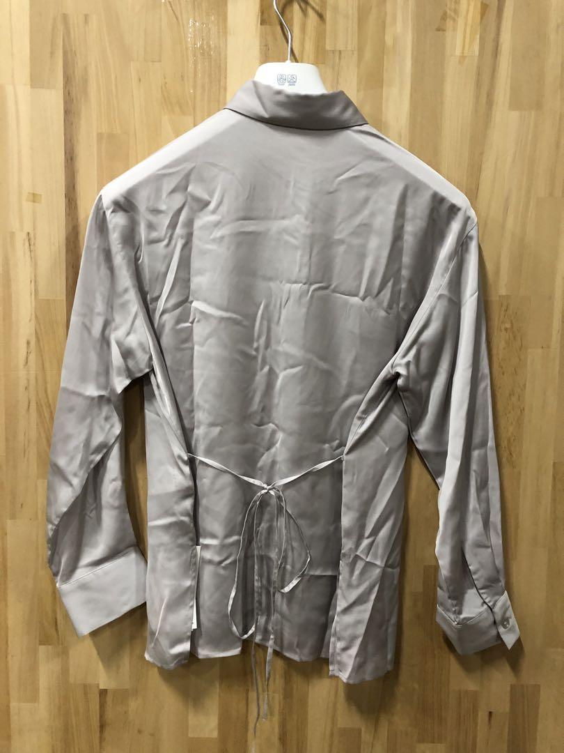 フレイ アイディー グロスサテンシャツ FWFB242232 レディース