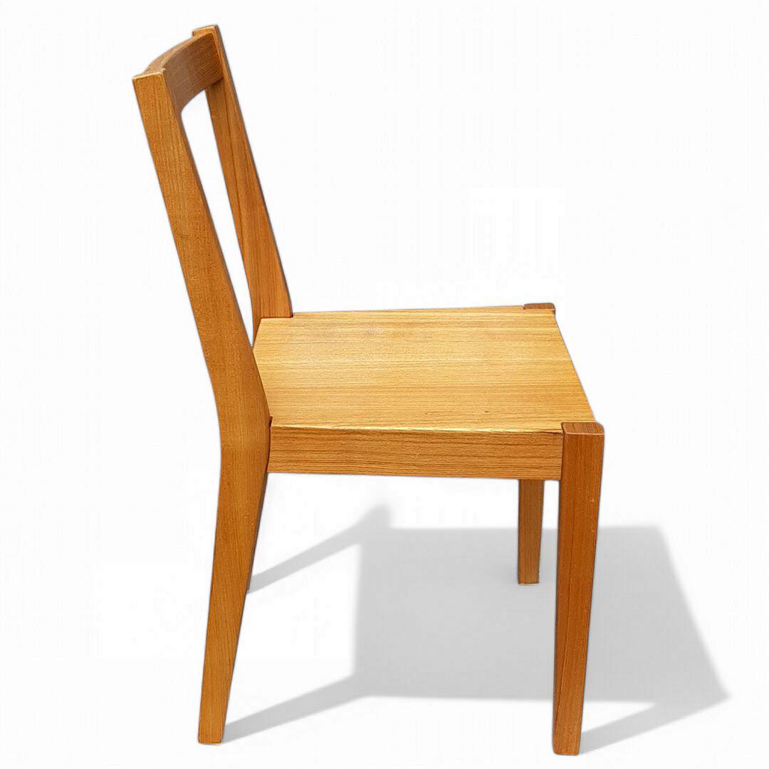 【美品 廃番】無印良品 タモ材 椅子 チェア MUJI ダイニング カフェ