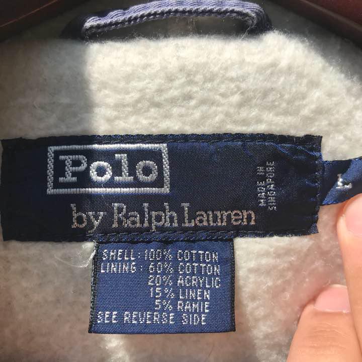 希少1992【90s】Ralph Lauren ウイングフット パーカー