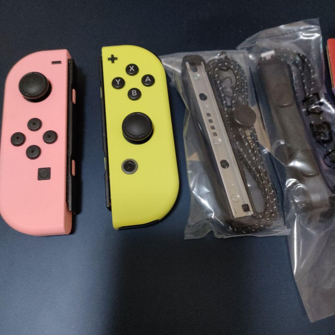 Nintendo Switch Joy-Con パステルピンク、イエロー
