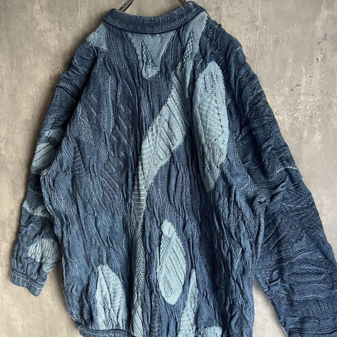 【激レア】COOGI BLUES　クージーブルー　3Dニット　AU産　Mサイズ