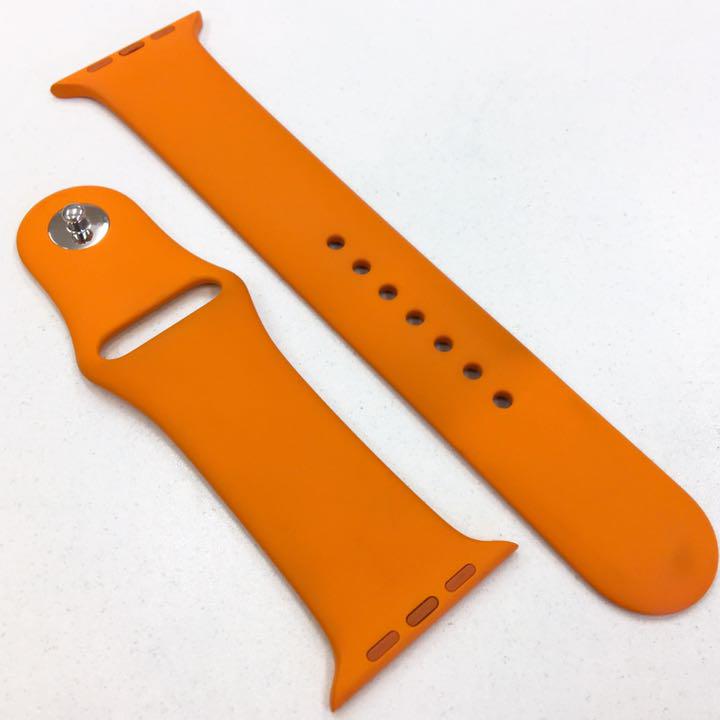 オレンジ系殿堂 アップルウォッチ エルメス スポーツバンド 42mm Apple 直販オンラインストア Apple Watch スポーツバンド(オレンジ) Hermes その他