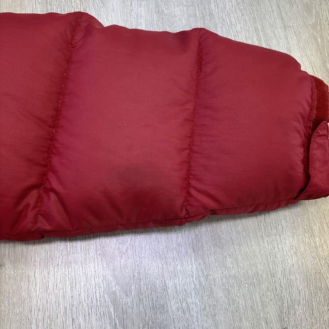 ノースフェイス 700FIL ヌプシダウン レッド×ブラック メンズM ノースフェイス 700FIL ヌプシダウン レッド×ブラック メンズM