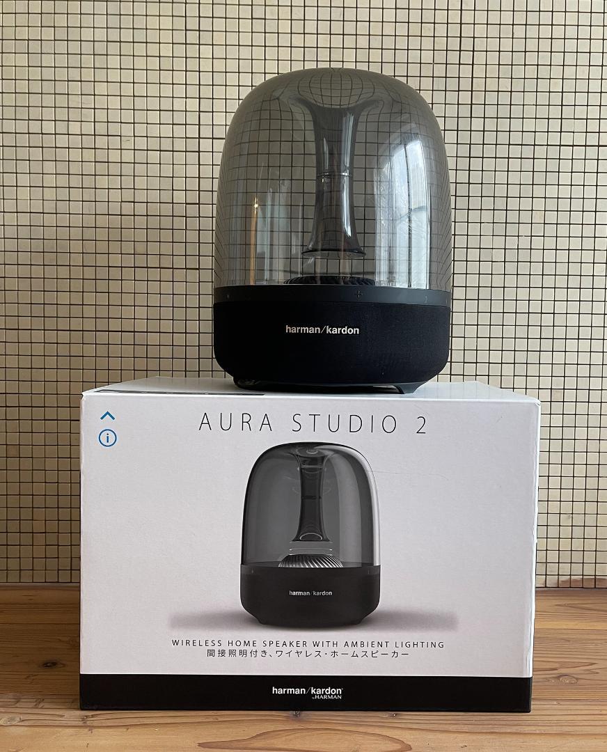harman/kardon Aura Studio 2 ワイヤレススピーカー美品 Amazon.com: Harman Kardon Aura Studio 2 Bluetooth Speaker