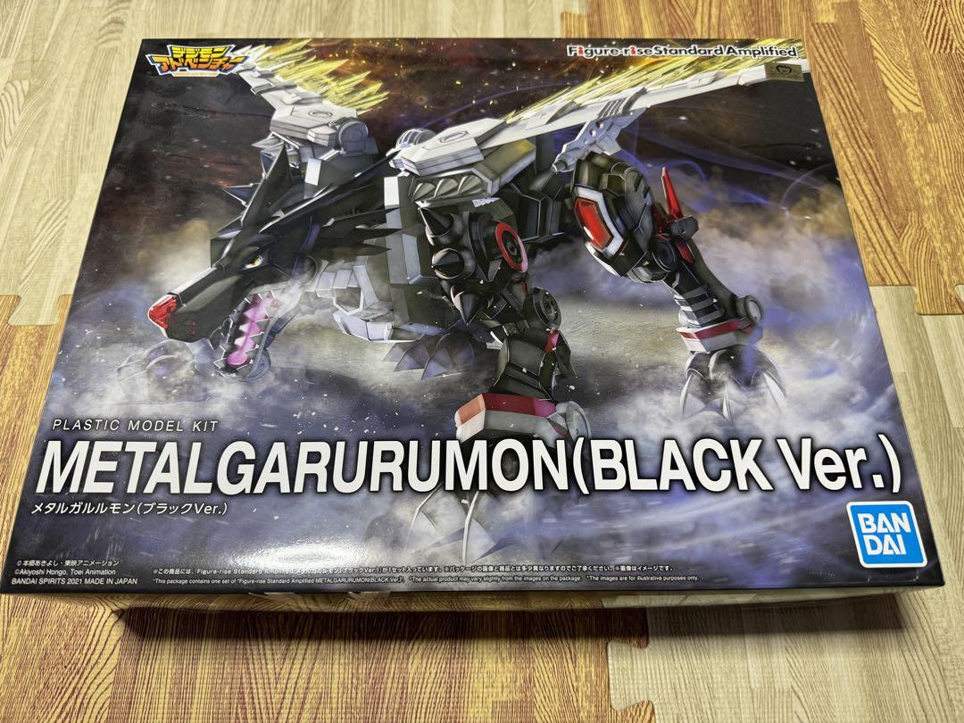 デジモン プラモデル ブラックウォーグレイモン ブラックメタルガルルモン デジモン ブラックウォーグレイモン メタルガルルモン（ブラック