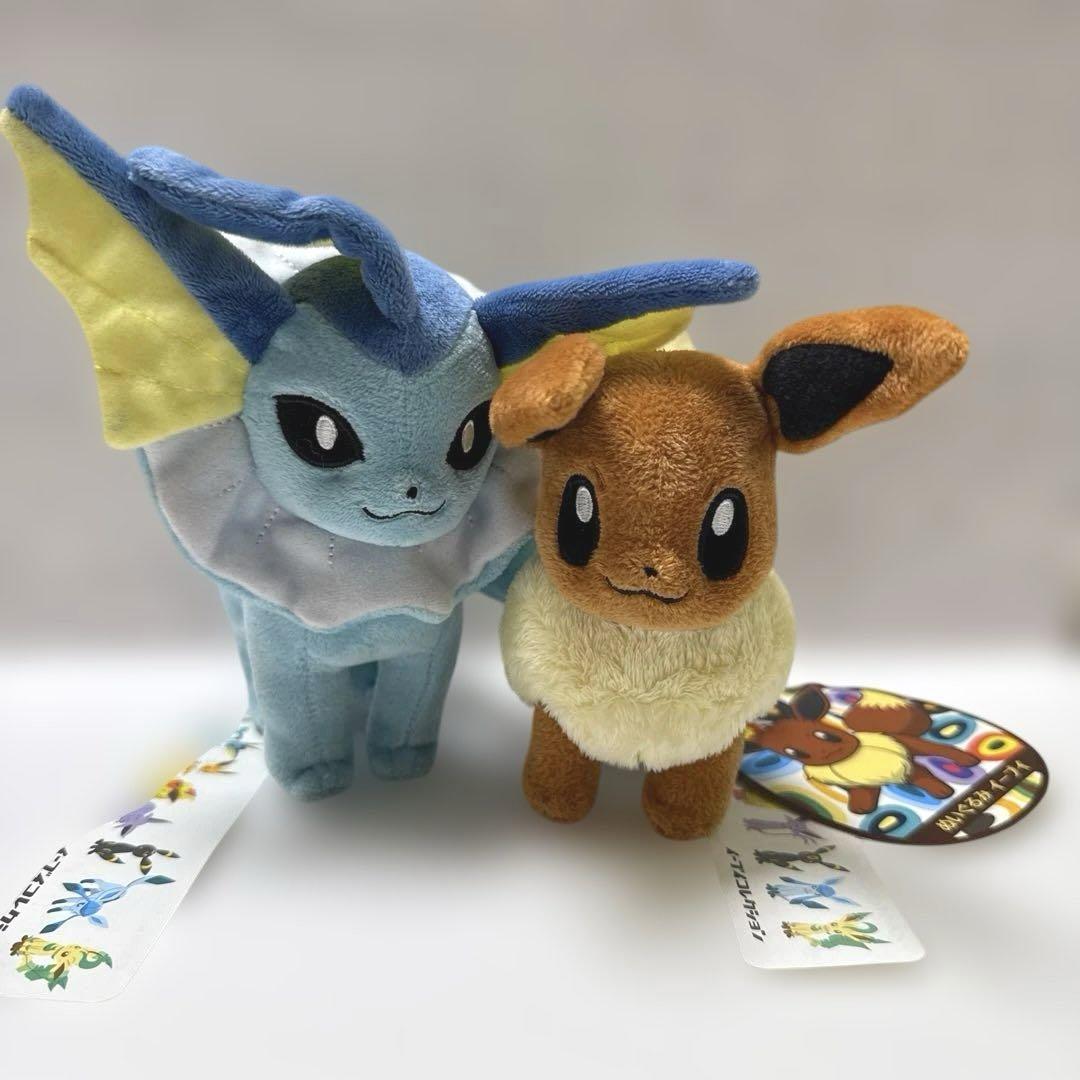Pokemon time イーブイコレクション シャワーズ ポケモン イーブイ コレクション シャワーズ ぬいぐるみ セット