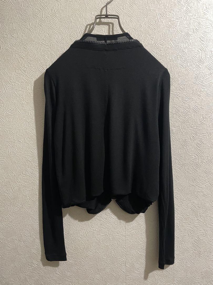 GIVENCHY ジップ レイヤード レーヨン カーディガン / ジバンシー