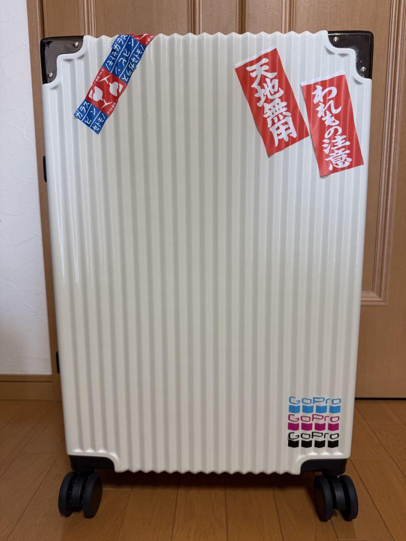 【美品】キャリーケース　スーツケース　白　ホワイト　60L 大型　ハードケース