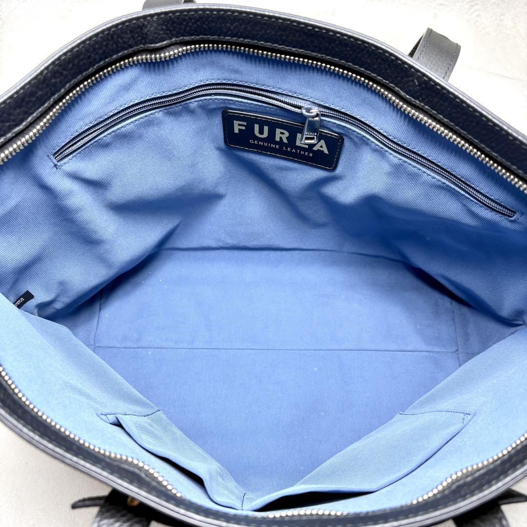 極美品 furlaフルラ ジョーヴェ L トートバッグ レザー A4可能