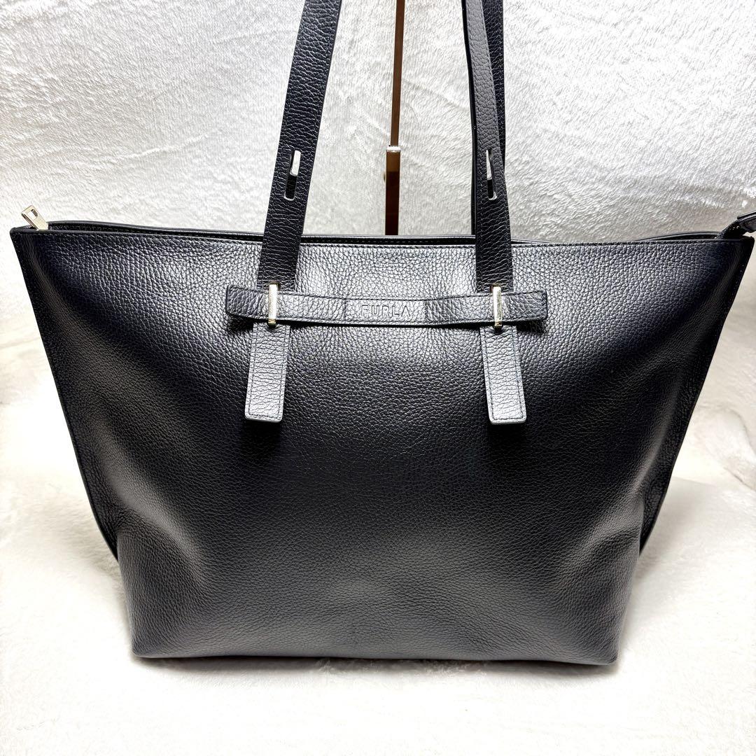 極美品 furlaフルラ ジョーヴェ L トートバッグ レザー A4可能