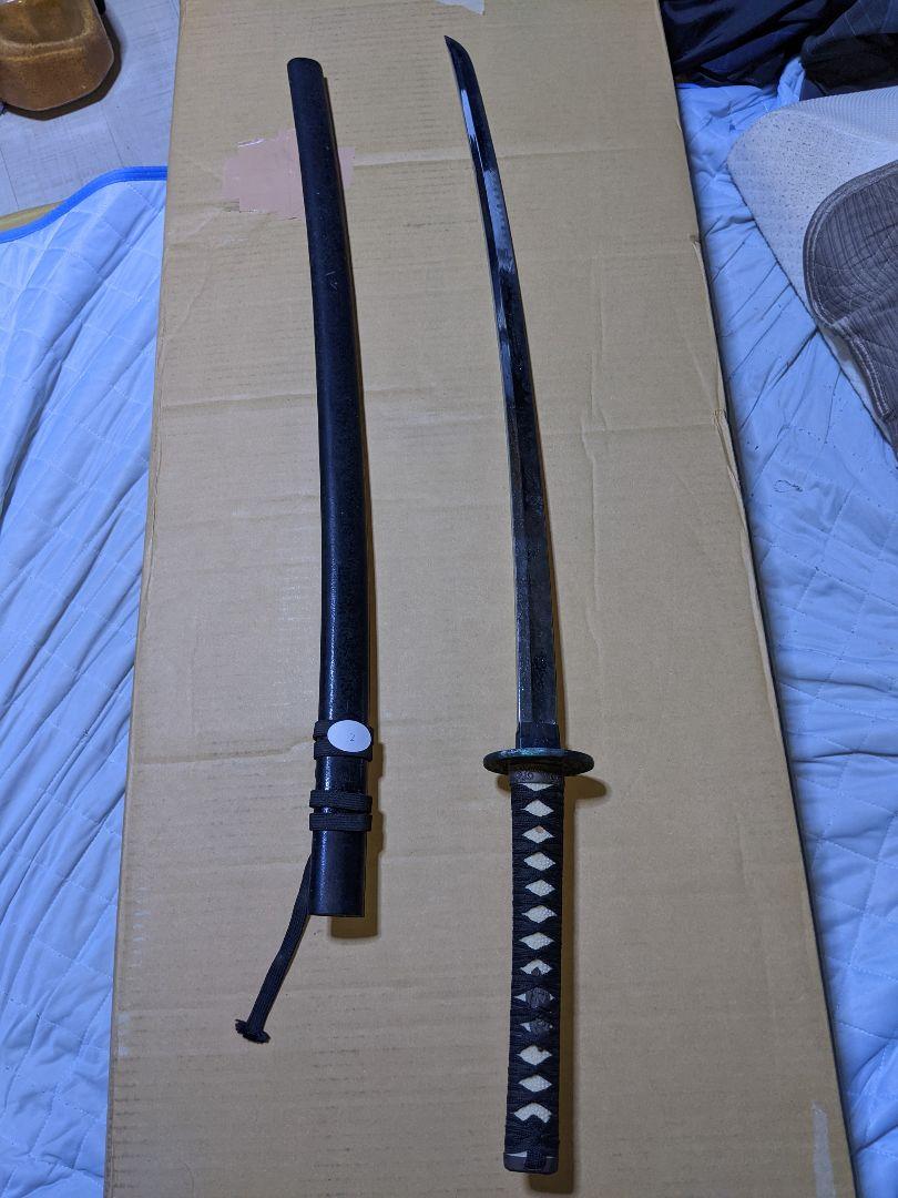 模造刀　日本刀　黒　②