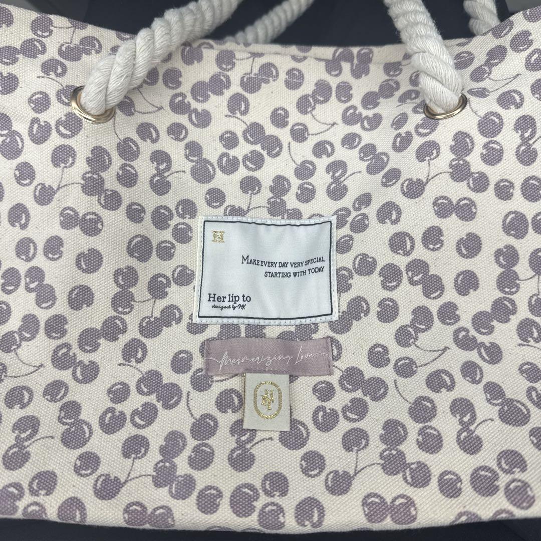 herlipto Cherry Tote Bag チェリートートバッグ