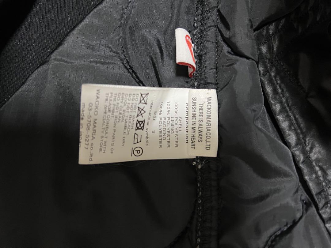 美品 WACKO MARIA ワコマリア モッズコート S ブラック