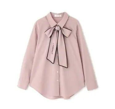 完売品　極美品✨JILL STUART サマラブラウス　ボウタイ　ピンク　Sトップス