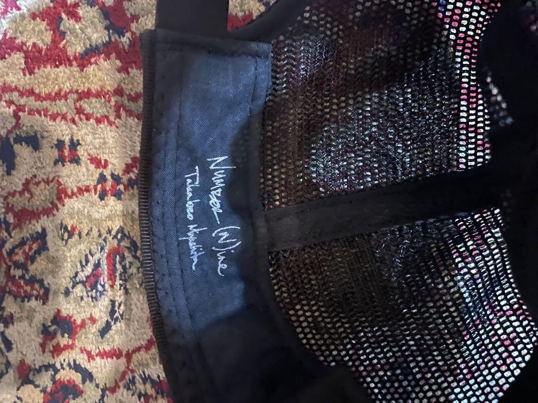 帽子 number (n)ine 06ss FUCK mesh cap