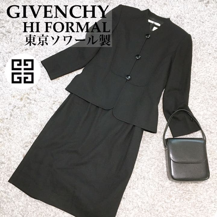 高価値セリー HI GIVENCHY FORMAL 黒 ワンピースセットアップ ノー