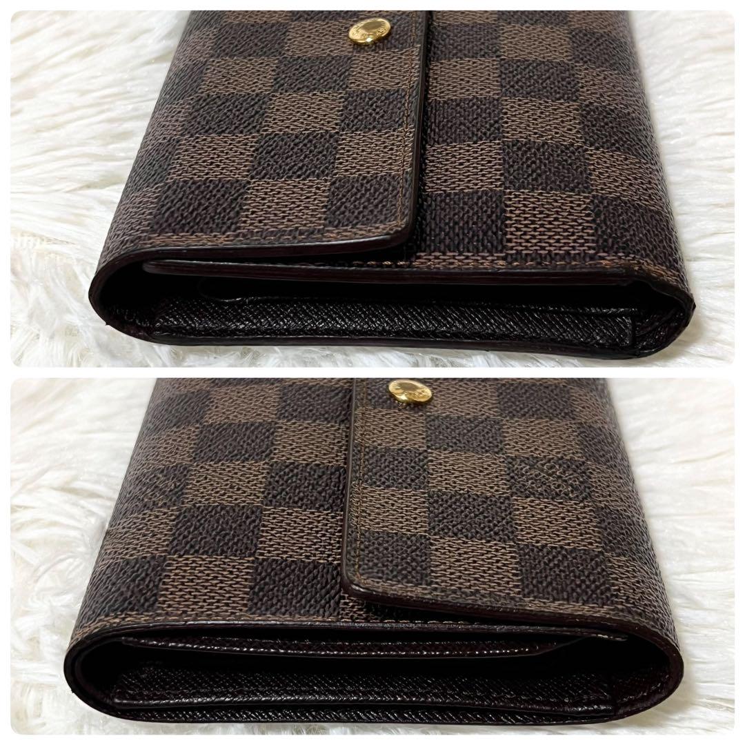 美品✨　ルイヴィトン　ダミエ　ポルトトレゾール・エテュイ・パピエ　三つ折り　財布