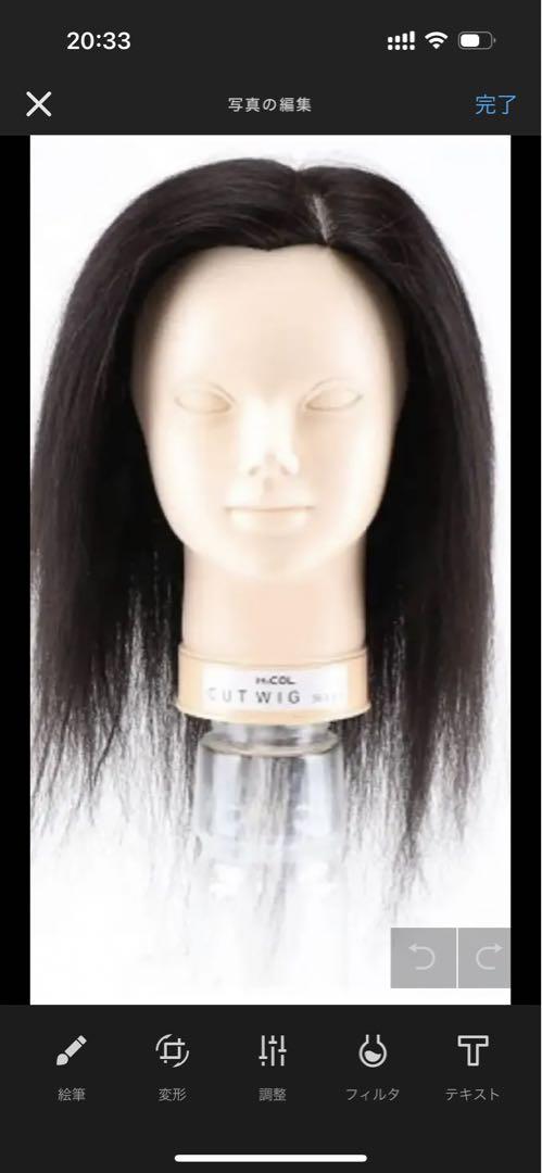 【新品、未使用】練習用カットウィッグ6体セット