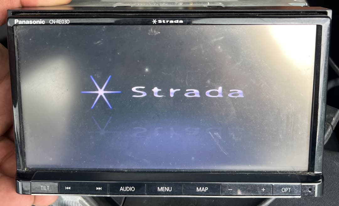 パナソニック カーナビ CN-RE03D 地図データ2016年式傷や汚れあり BRIGHTFACE_UK