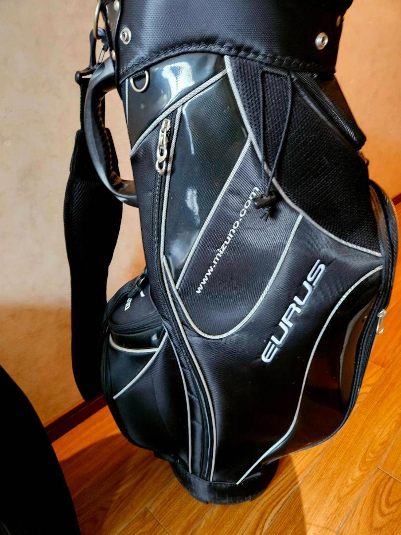送料無料/超美品 絶対！お買い得mizuno高級キャディBLACK