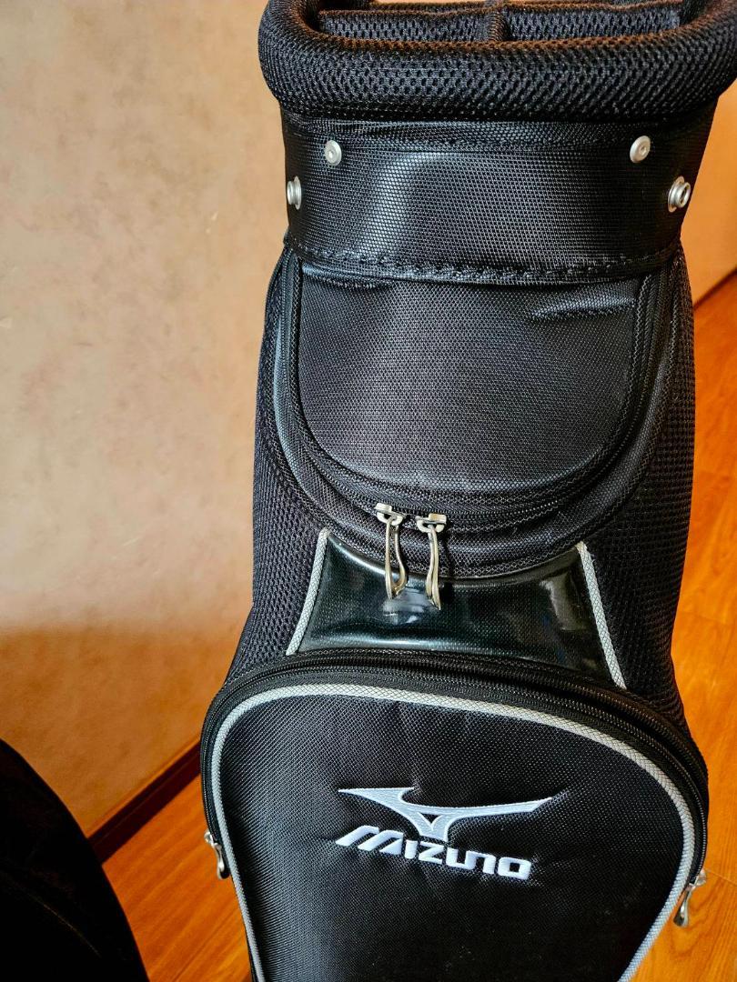 送料無料/超美品 絶対！お買い得mizuno高級キャディBLACK