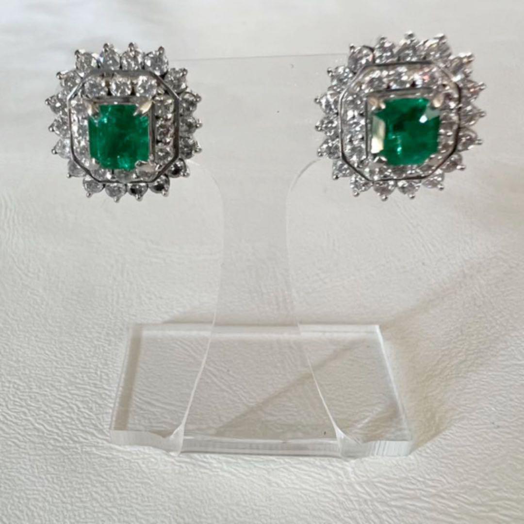 美品 pt900ピアス プラチナ ダイヤ1.30ct 7.6g P430 pellsconsulting