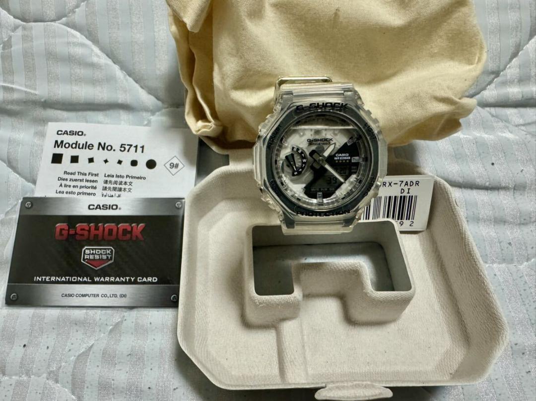 GMA-S2140RX-7A 40th  G-SHOCK　未使用　美品 CASIO G-SHOCK 40th Anniversary Clear Remix GMA-S2140RX-7AJR