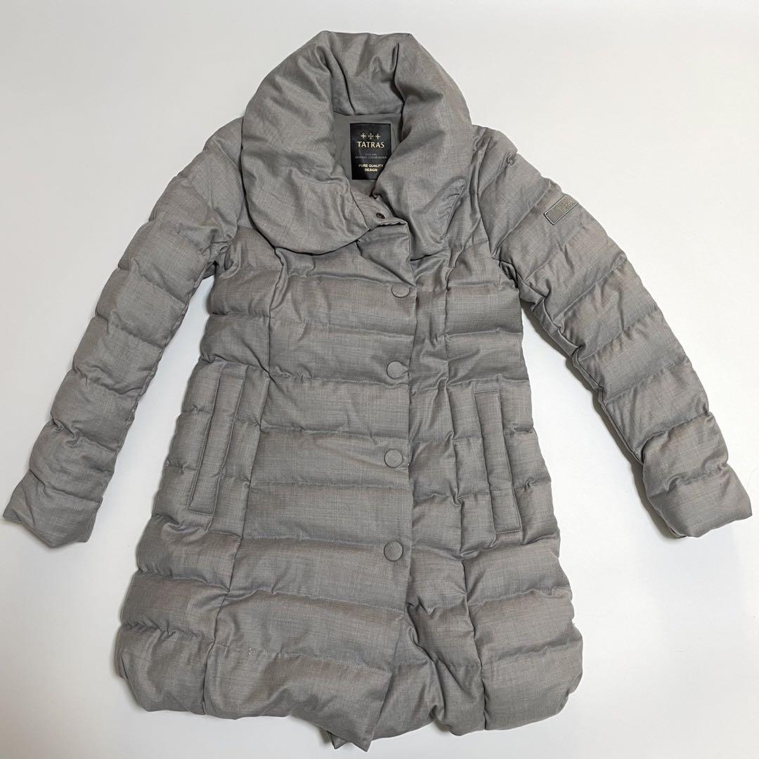 美品 TATRAS タトラス ダウンコート MADDALENA 4501 シルク