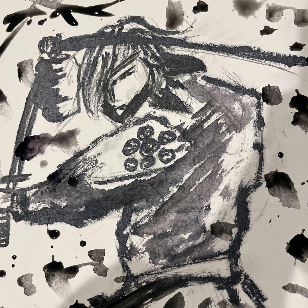 水墨画 武士の絵 5,040円