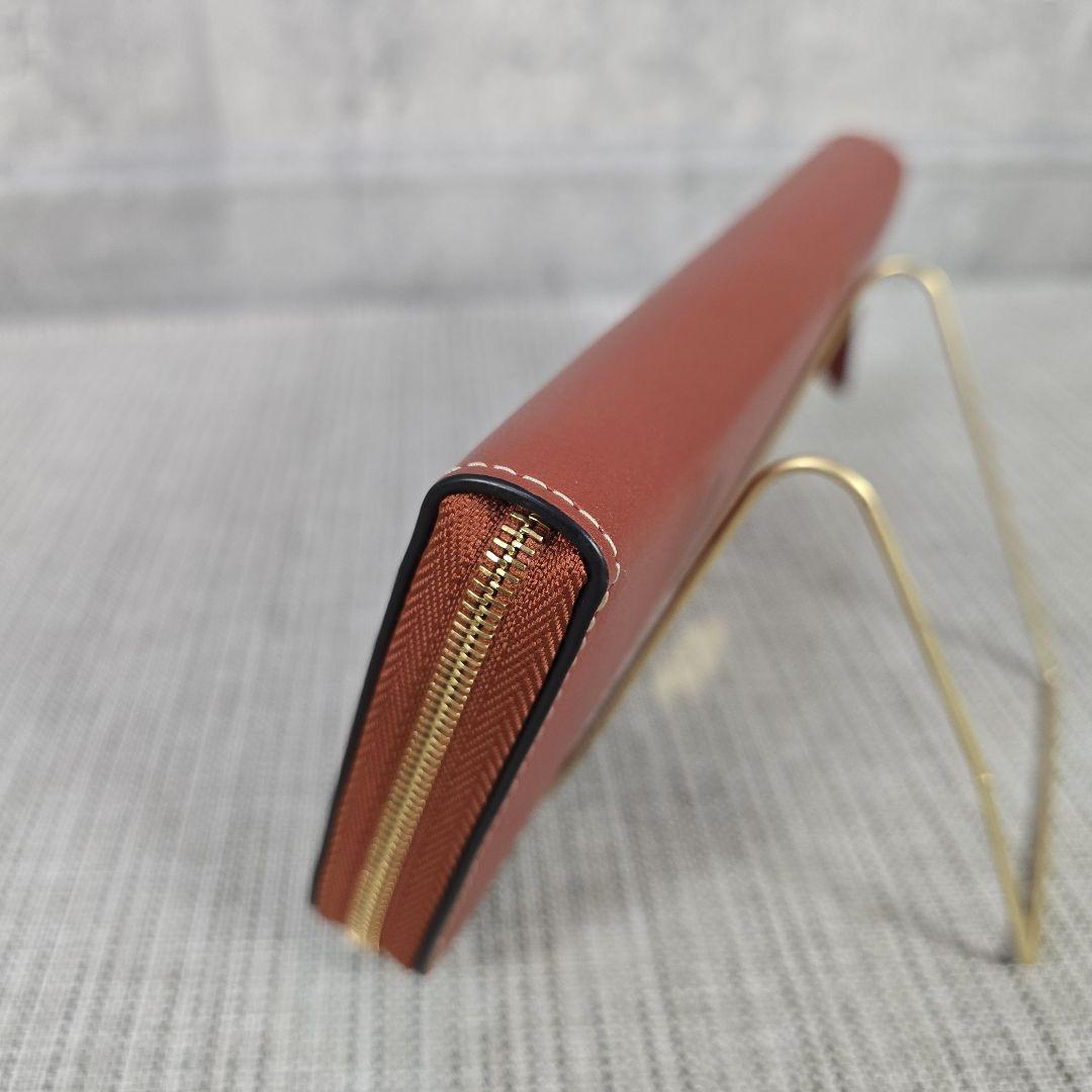 新品　マルベリー プラーク 8カード ジップ パース　長財布　ラウンドジップ