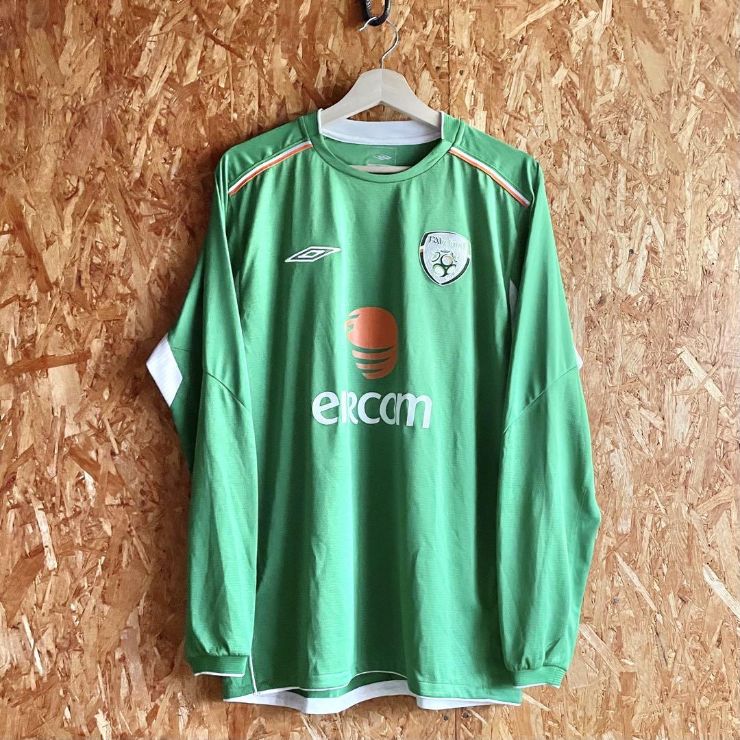 00s UMBRO eIRCOM アイルランド代表 サッカーシャツ ゲームシャツ