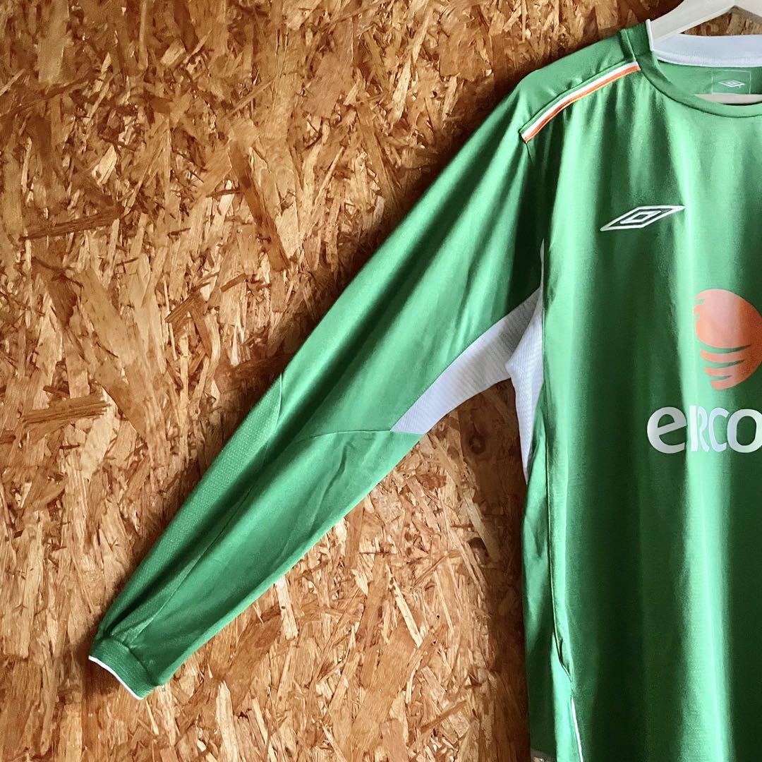 00s UMBRO eIRCOM アイルランド代表 サッカーシャツ ゲームシャツ