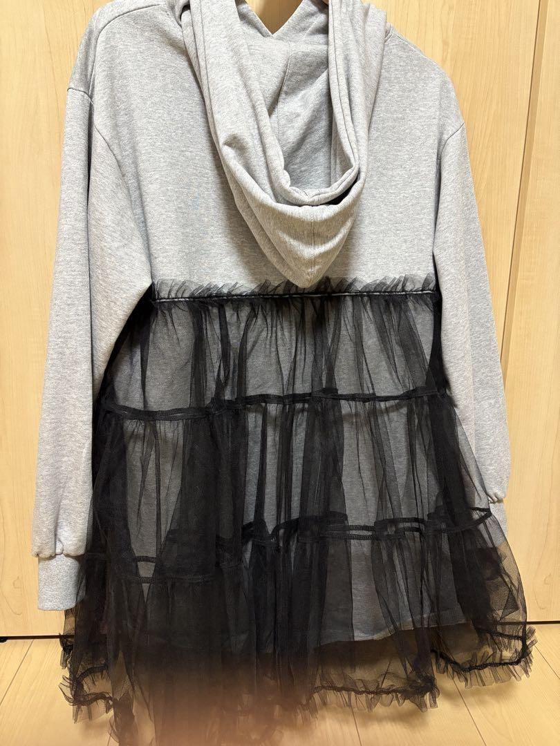 epine é volume tulle hoodie（2color）