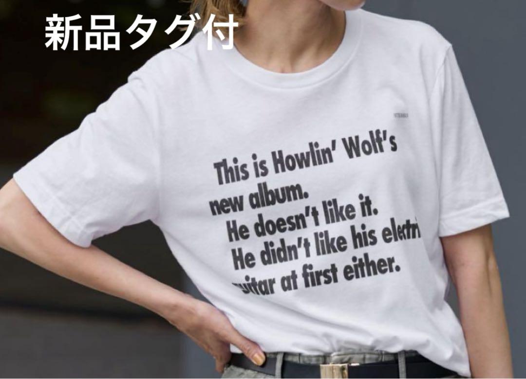新品タグ付フレームワークframework ロゴプリントTシャツ 6,225円