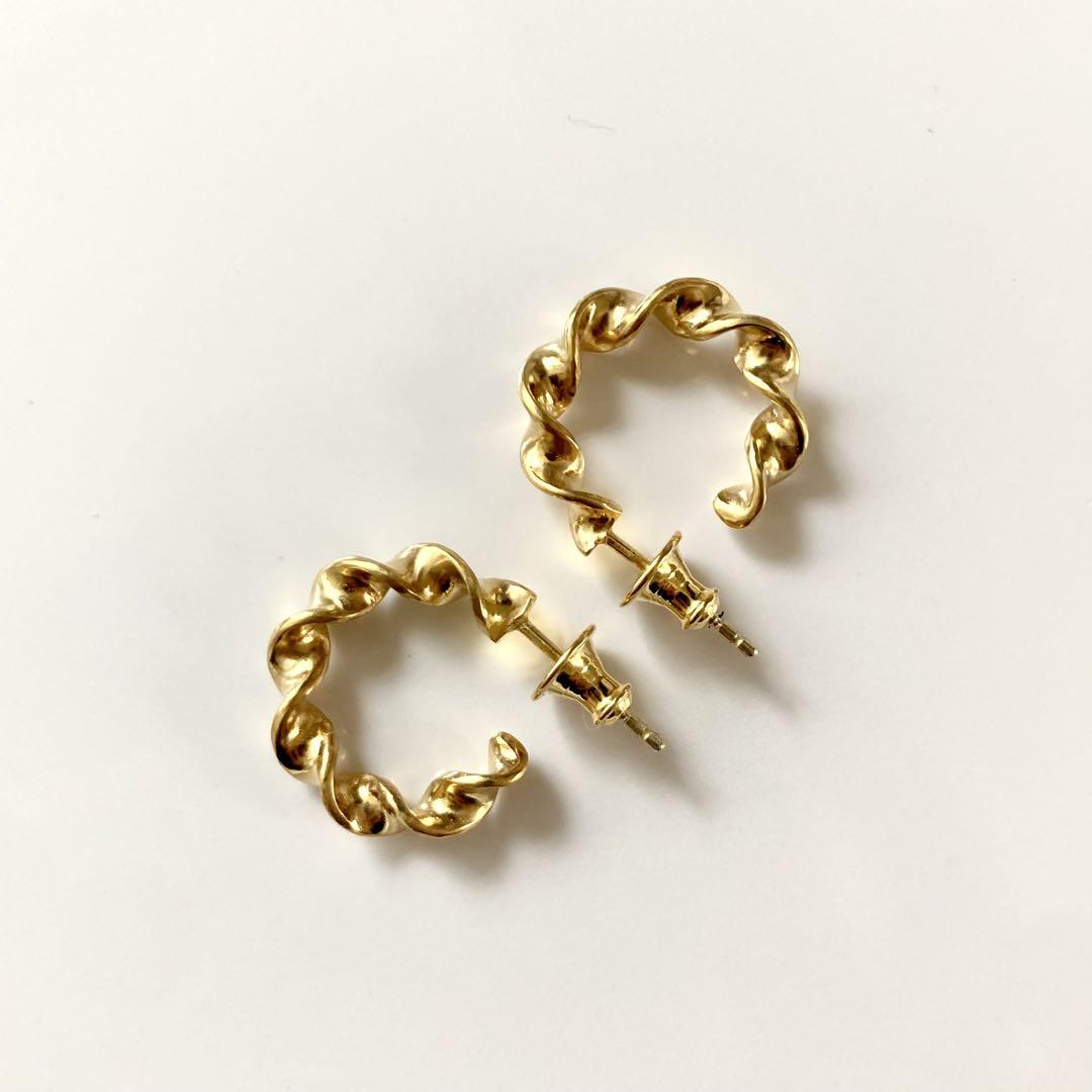 ゴールド　18mm シルバー925 18k 07サイズ同