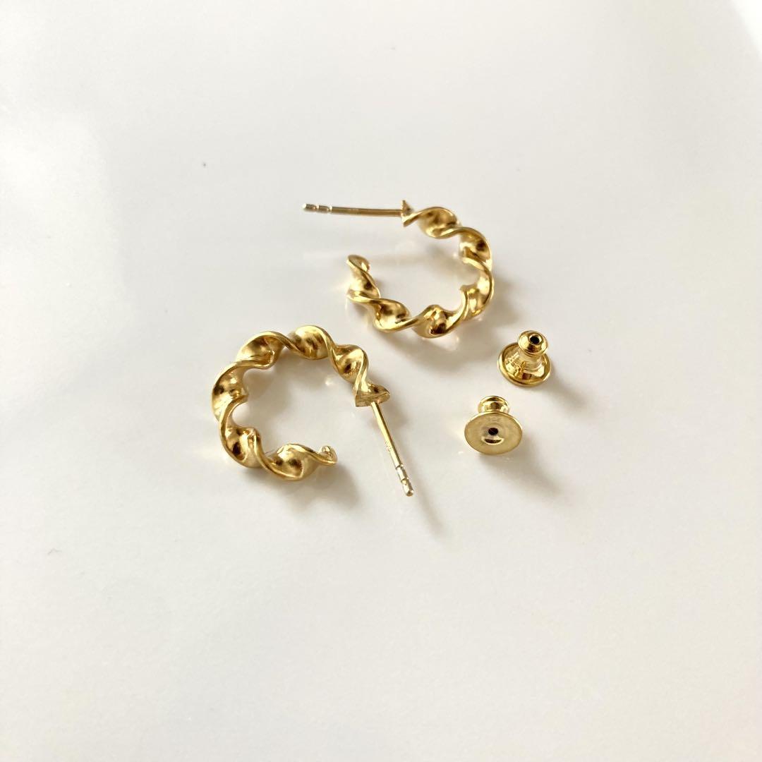 ゴールド　18mm シルバー925 18k 07サイズ同