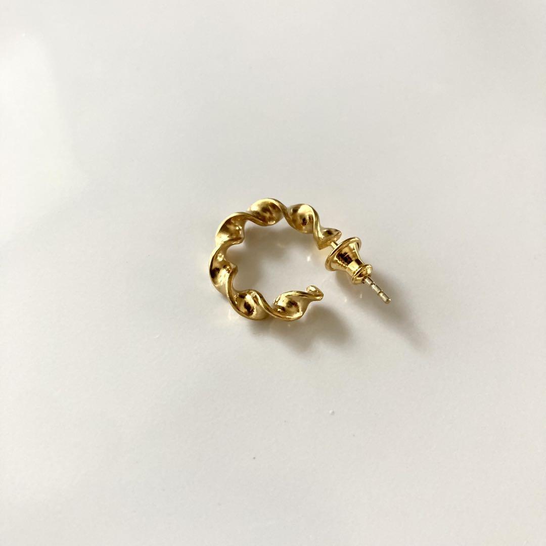 ゴールド　18mm シルバー925 18k 07サイズ同