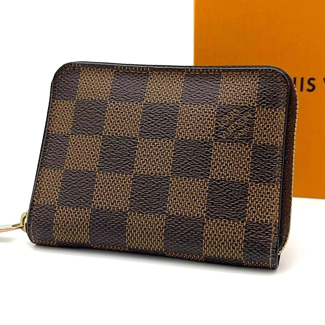 ✨美品✨ルイヴィトン　ジッピーコインパース　ダミエエベヌ　小銭入れ　茶色 LOUIS VUITTON - 【極美品】ルイヴィトン ジッピーコインパース