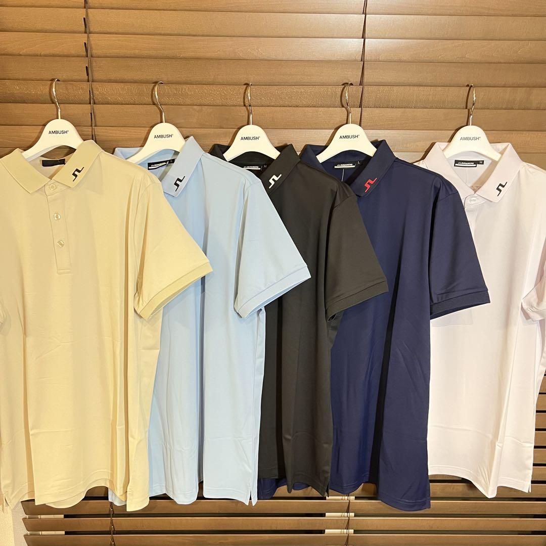 J.LINDEBERG ジェイリンドバーグ メンズ 半袖ポロシャツ 白M