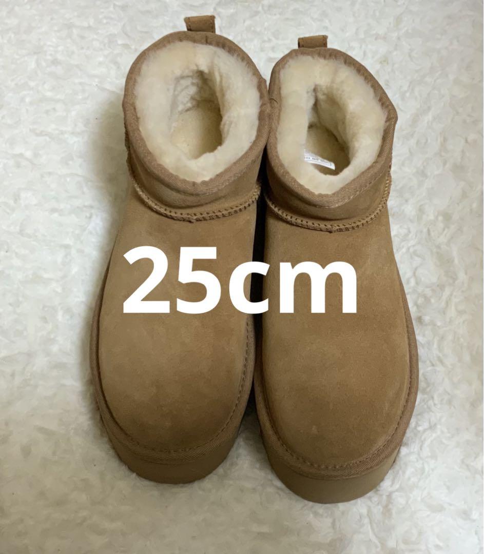 UGG アグ クラシック ウルトラ ミニ プラットフォーム 厚底ブーツ　25cm