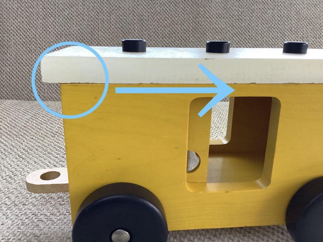 JUKKA ユシラ社 汽車 トレイン 木のおもちゃ 大型　レア商品