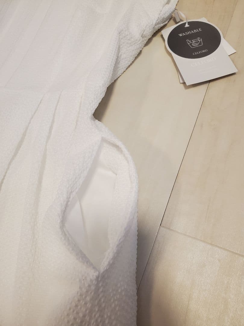 バルーンスリーブシャツワンピース