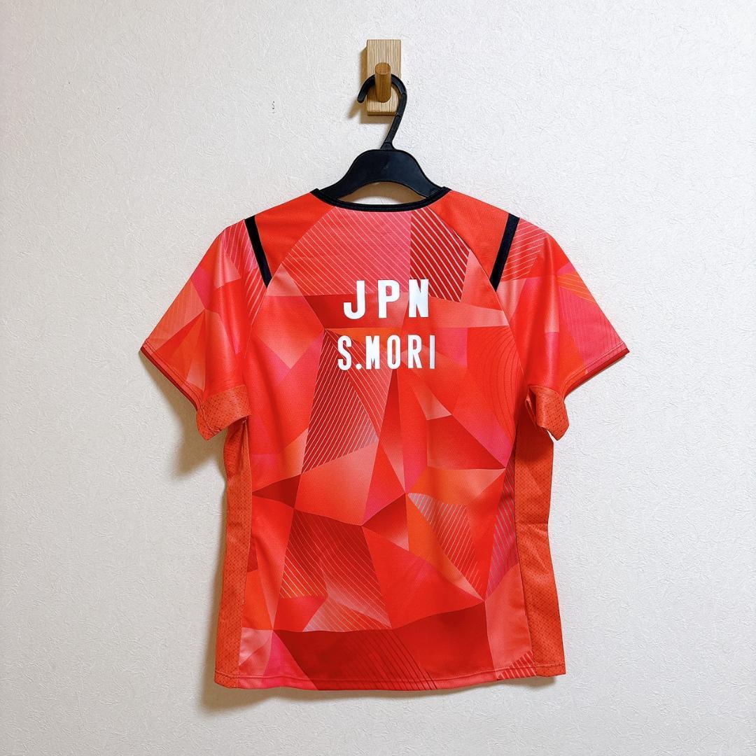 極美品 MIZUNO 卓球女子 日本代表 Tシャツ ユニフォーム M 森さくら