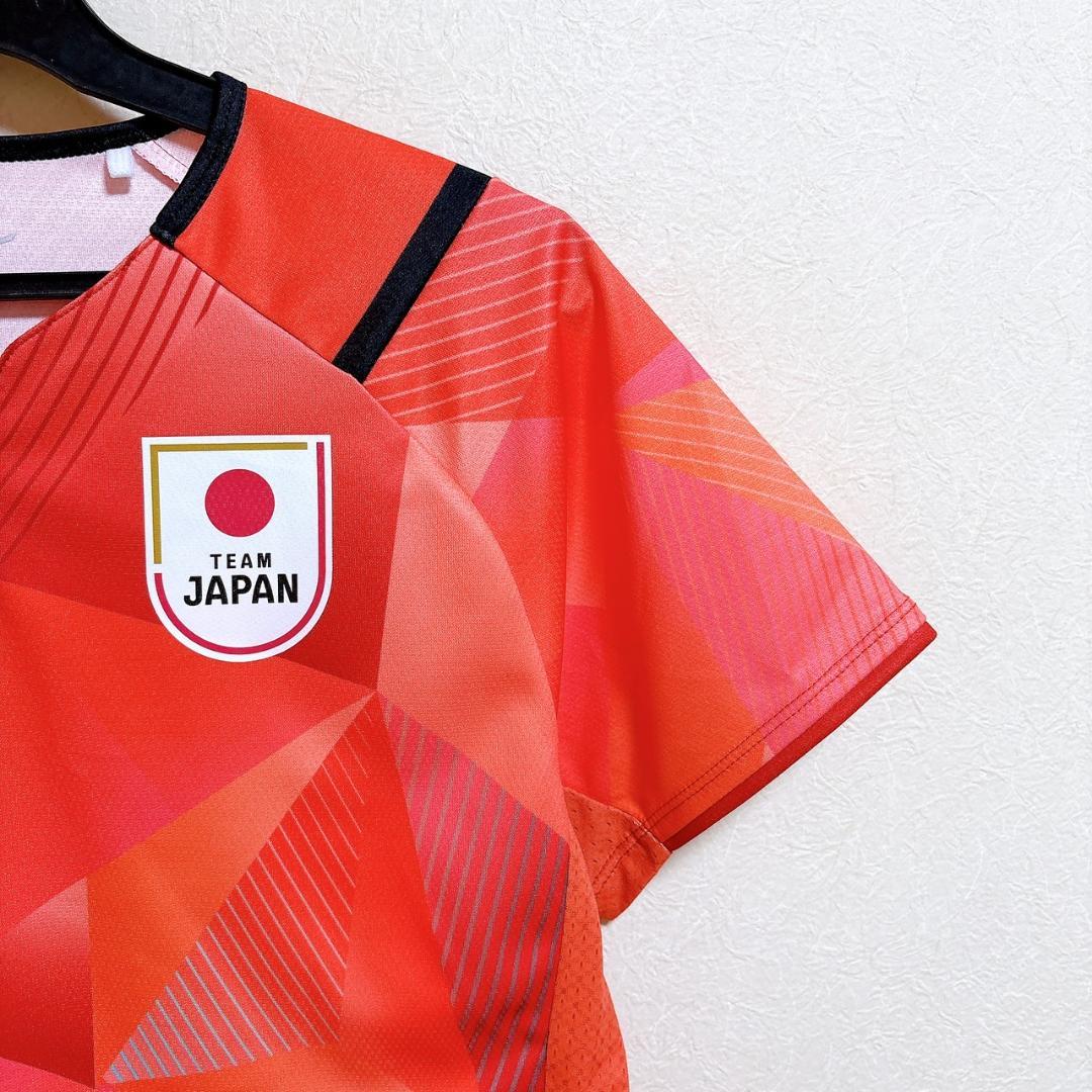 極美品 MIZUNO 卓球女子 日本代表 Tシャツ ユニフォーム M 森さくら
