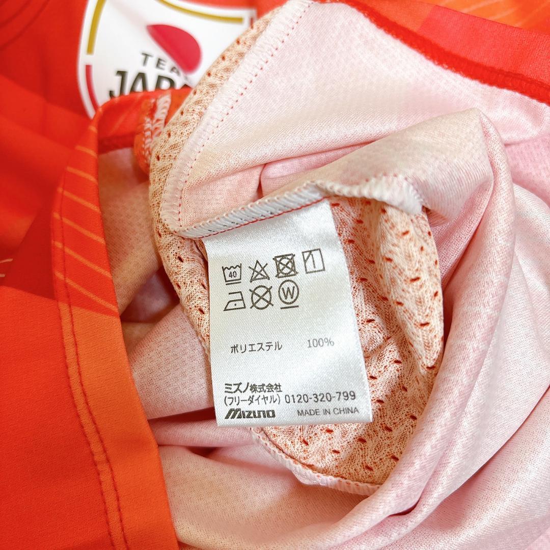 極美品 MIZUNO 卓球女子 日本代表 Tシャツ ユニフォーム M 森さくら