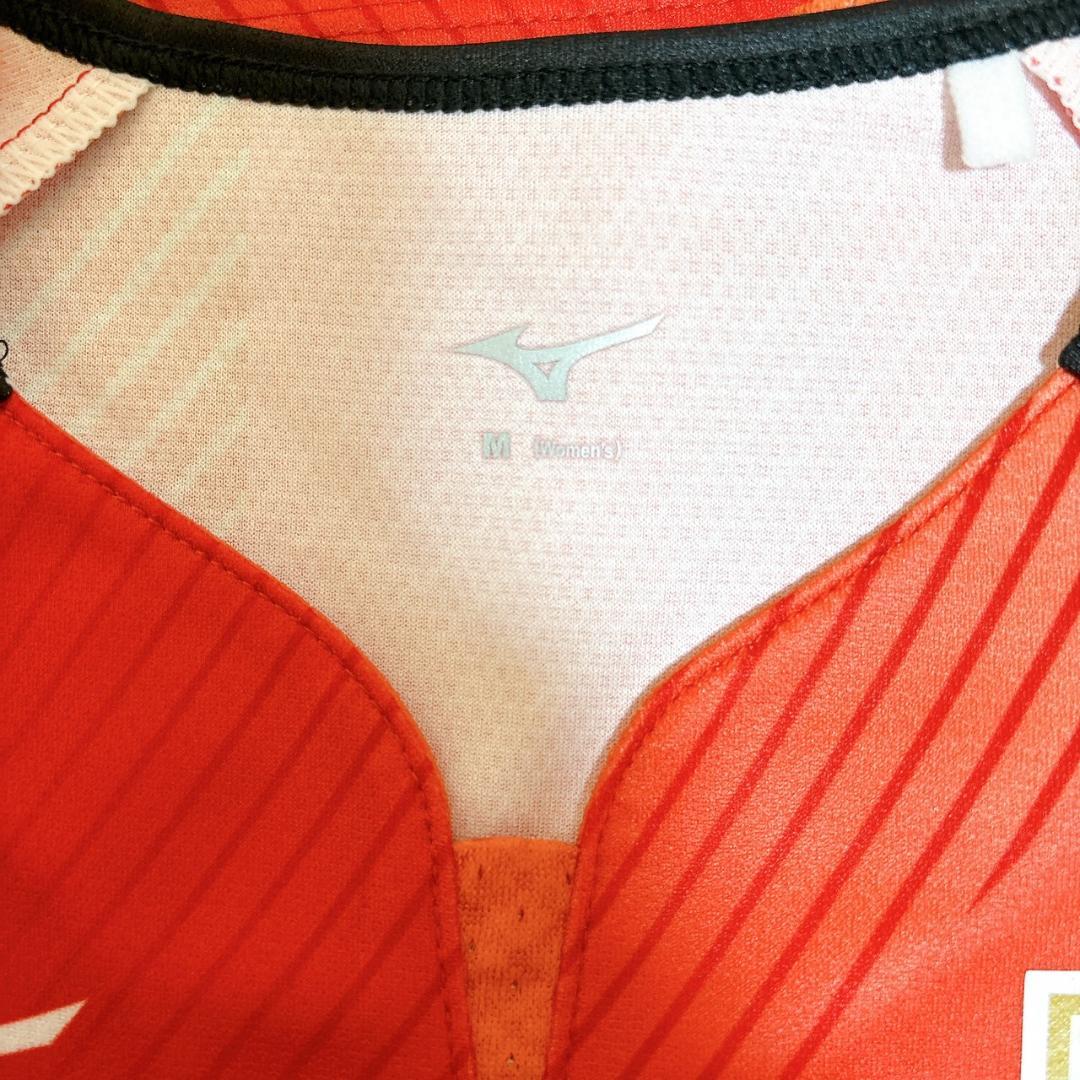 極美品 MIZUNO 卓球女子 日本代表 Tシャツ ユニフォーム M 森さくら