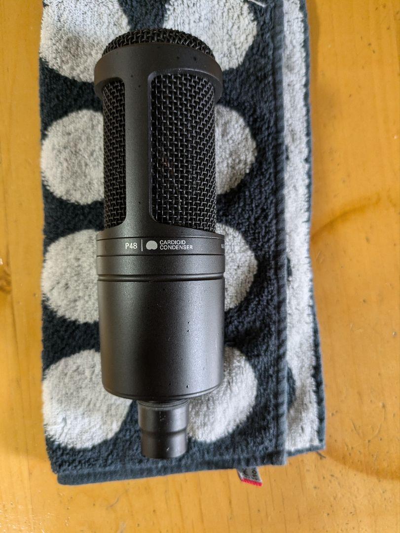 audio-technica AT2020 コンデンサーマイク