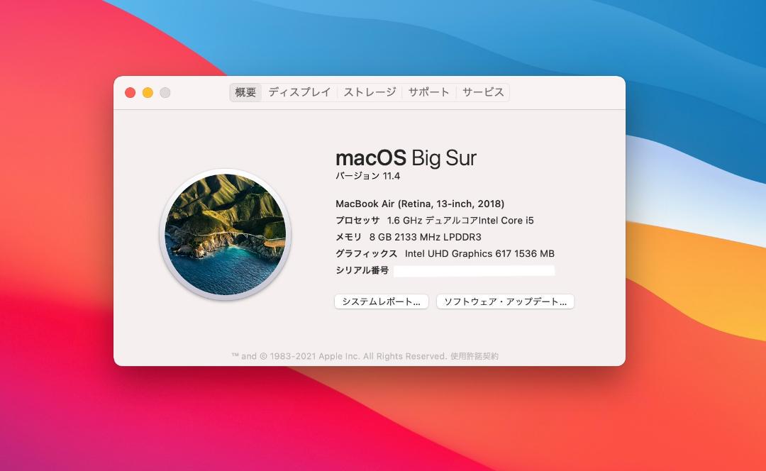 超美品 Retina MacBook Air 13 2018 Core i5 qjRJk-m45036403783 大人気定番