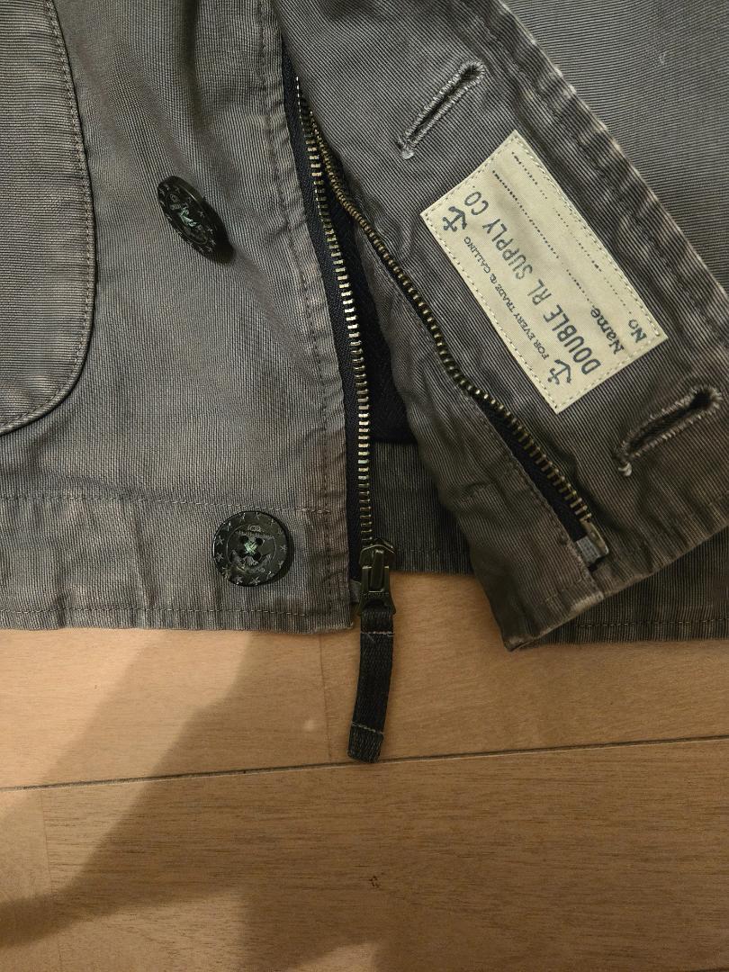 RRL ジャングルクロスジャケット S ディストレスト加工 ラルフローレン