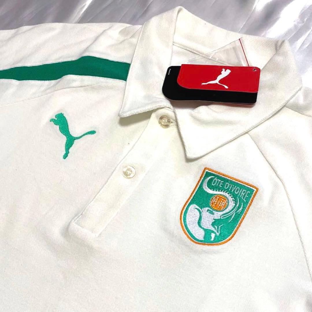 【未使用】コートジボワール代表 10/11 プレゼンテーション ポロシャツ XS
